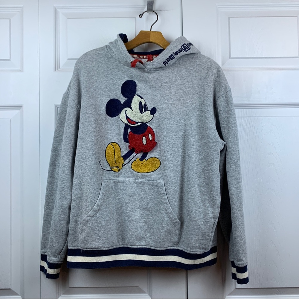 Heavy Weight Embroidered Mickey Mouse Sweatshirt